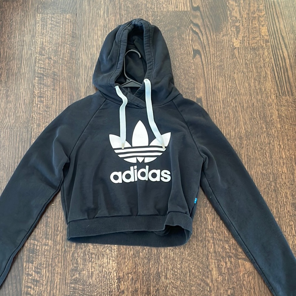 Adidas cropped hoodie